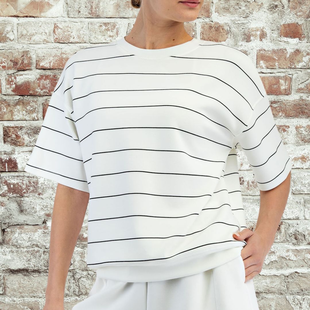 Modal Stripe Crew