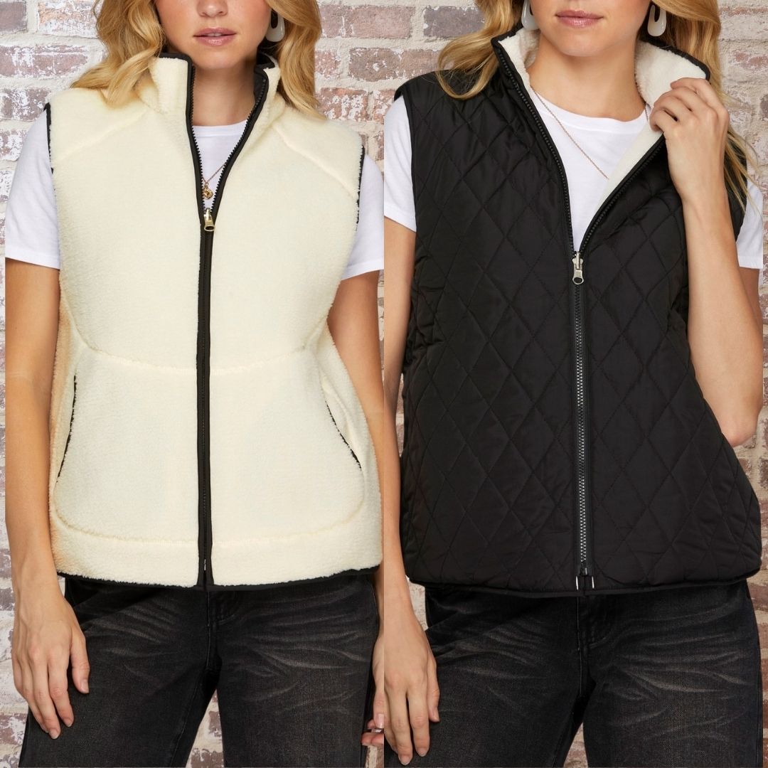 Reversible Fleece Quilt Vest