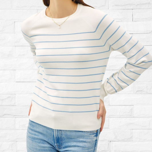 Sky Striped Sweater