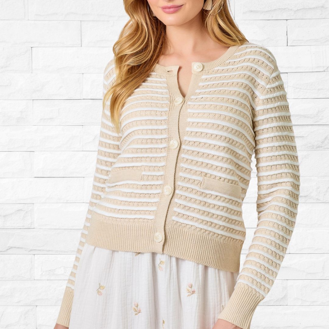 Waggle Weave Cardigan