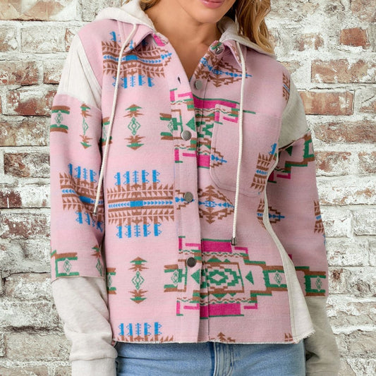 Aztec Hoodie Jacket