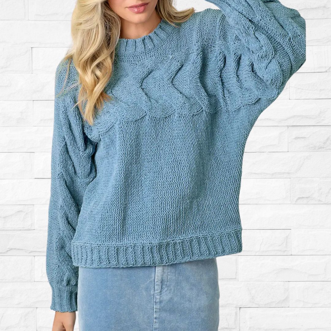 Cable Pullover Sweater