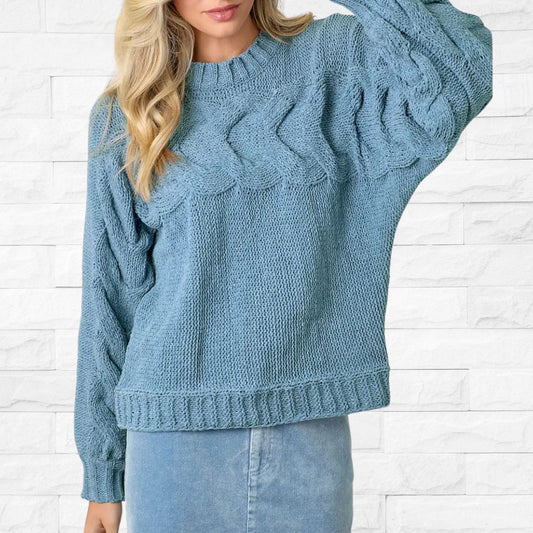 Cable Pullover Sweater