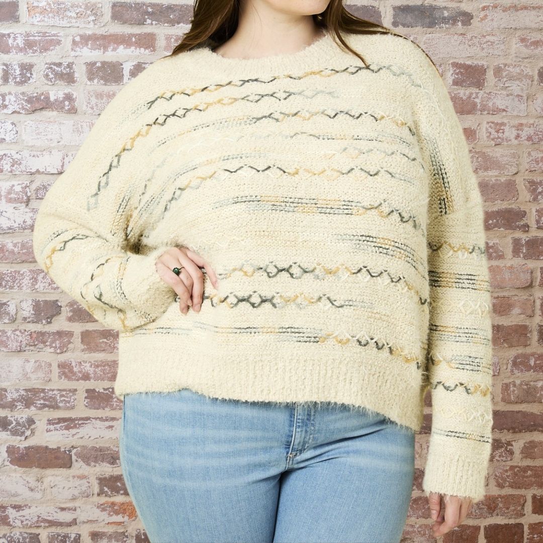 Weave Sweater-Curvy