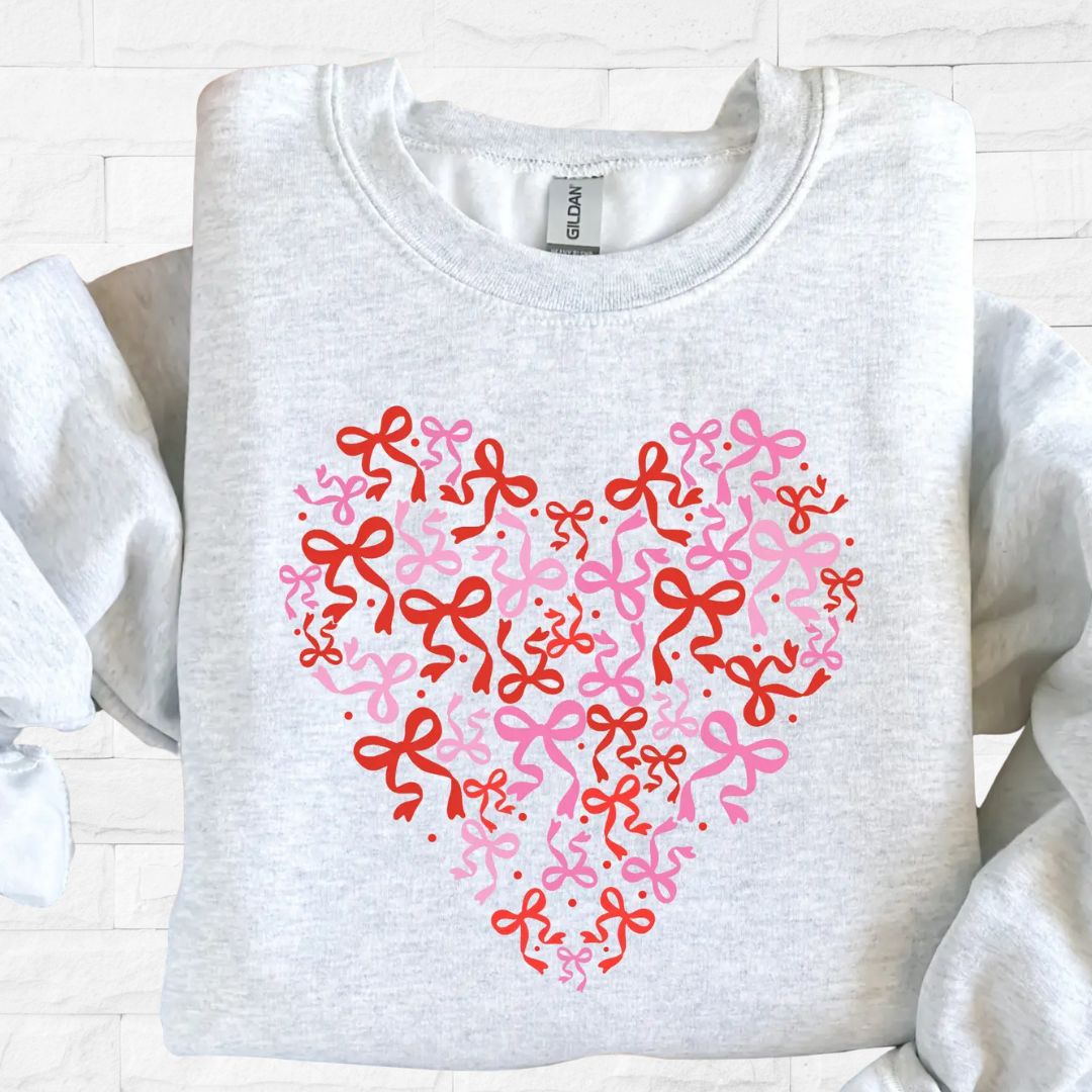 Bow Heart Sweatshirt