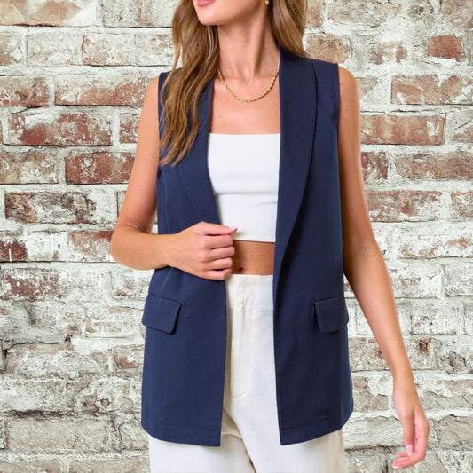 Navy Vest