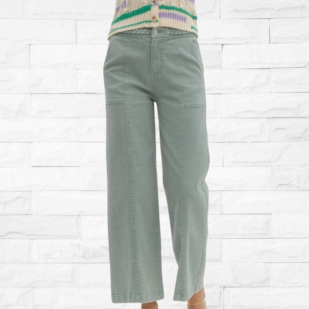 Seafoam High Waist Pants